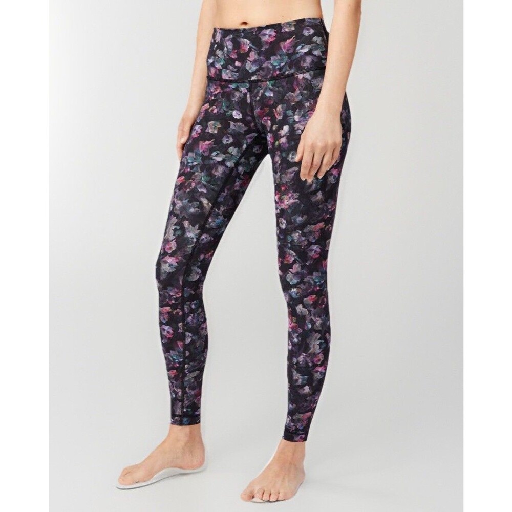 Lululemon Activate Floral Multi Wunder Under High-Rise Tight 26" Luxtreme Size 6